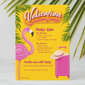 Pinky Validation Vacation Einladung