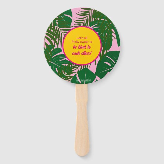 Pinky Validation Vacation Fächer (Rückseite)