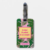 Pinky Validation Vacation Gepäckanhänger (Rückseite vertikal)