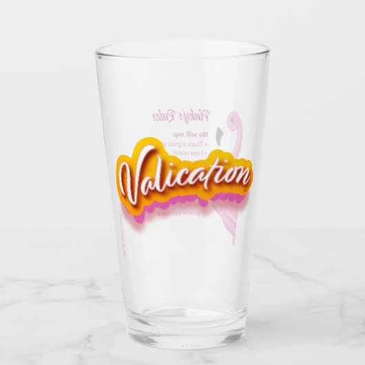 Pinky Validation Vacation Glas (Vorderseite)