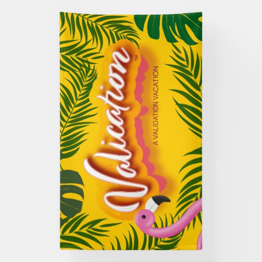 Pinky Validation Vacation Large Banner (Vertikal)