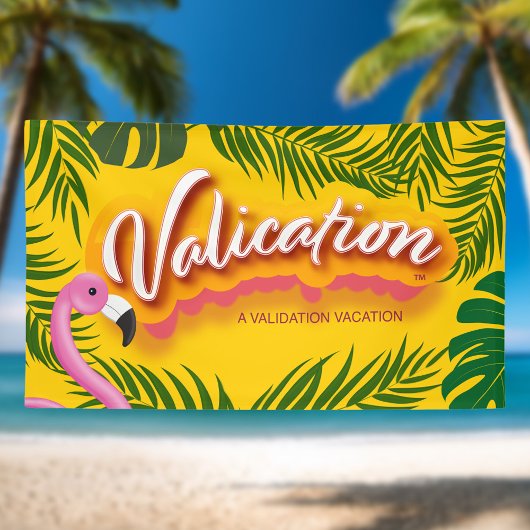 Pinky Validation Vacation Large Banner