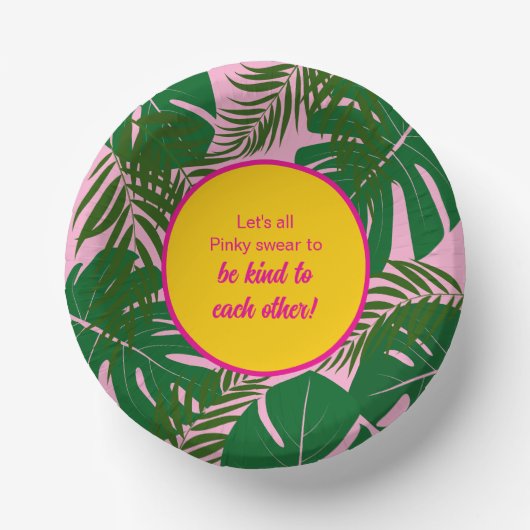 Pinky Validation Vacation Pappteller (Vorderseite)