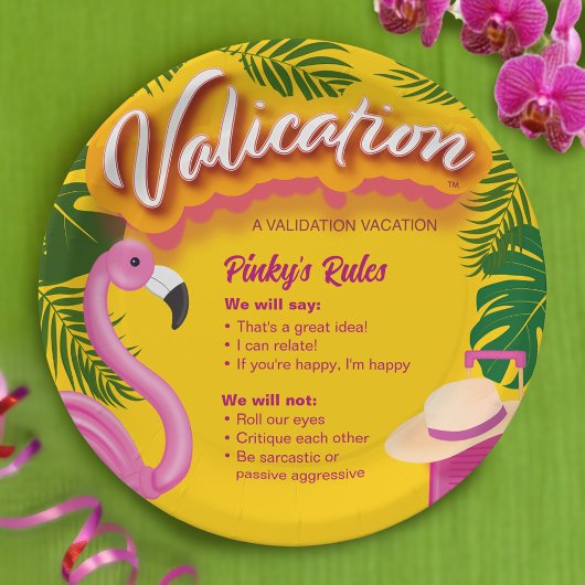 Pinky Validation Vacation Pappteller