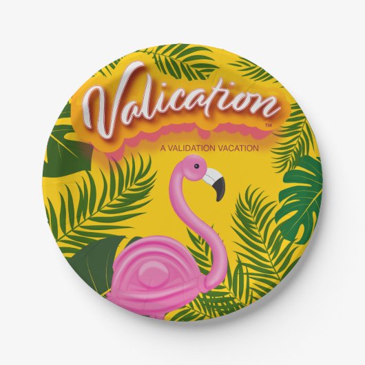 Pinky Validation Vacation Pappteller (Vorderseite)