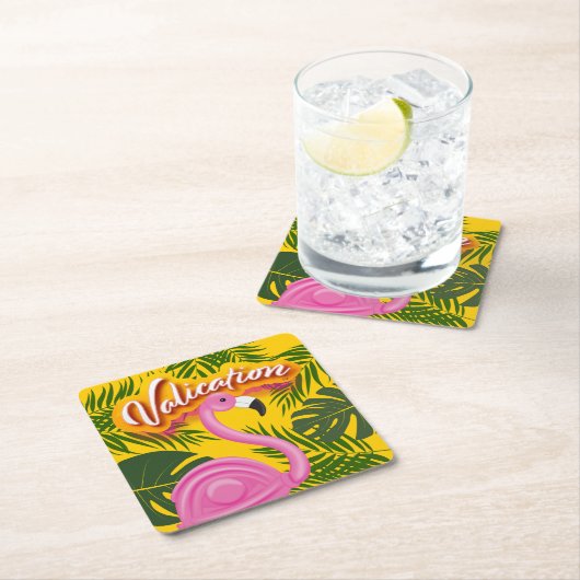 Pinky Validation Vacation Rechteckiger Pappuntersetzer (Vor Ort)