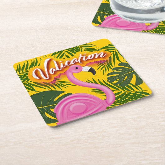 Pinky Validation Vacation Rechteckiger Pappuntersetzer (angewinkelt)