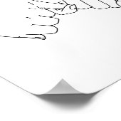 Pinky Versprechen, ich Liebe Sie für immer Poster (Ecke)