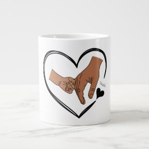 Pinky-Versprechen-Mutter Jumbo-Tasse