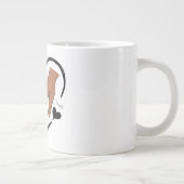 Pinky-Versprechen-Mutter Jumbo-Tasse (Rechts)