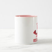 Pinky Wellen-Tasse Zweifarbige Tasse (Mittel)