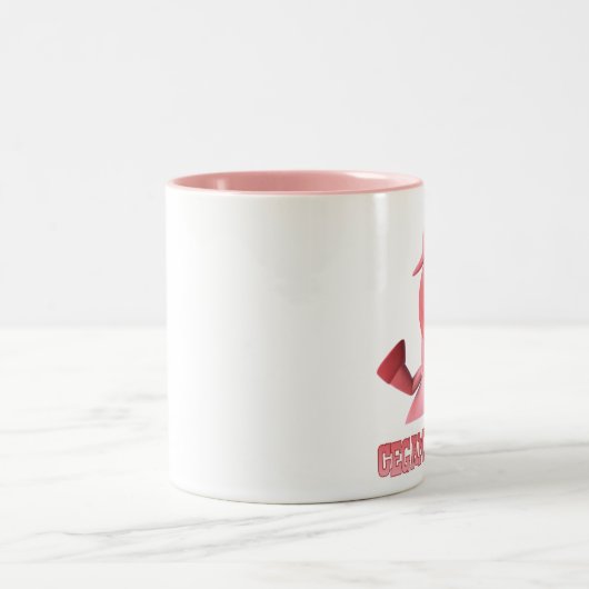 Pinky Wellen-Tasse Zweifarbige Tasse (Mittel)