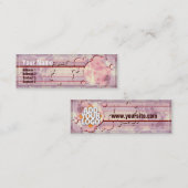 PinkyBubs-Visitenkarte Mini Visitenkarte (Vorne/Hinten)