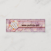 PinkyBubs-Visitenkarte Mini Visitenkarte (Rückseite)