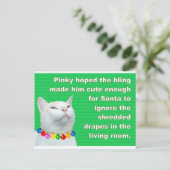 Pinky's Bling Postkarte (Stehend Vorderseite)