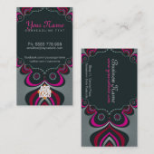 Pinkz Goddess Diva Business Card Visitenkarte (Vorne/Hinten)