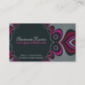 Pinkz Goddess Diva Business Card Visitenkarte (Rückseite)