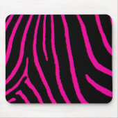 Pinkzebra-Druck Mousepad (Vorne)
