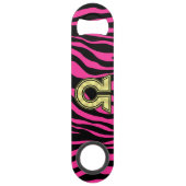 PINKzebra-GOLD OMEGA Speed Flaschenöffner (Rückseite)