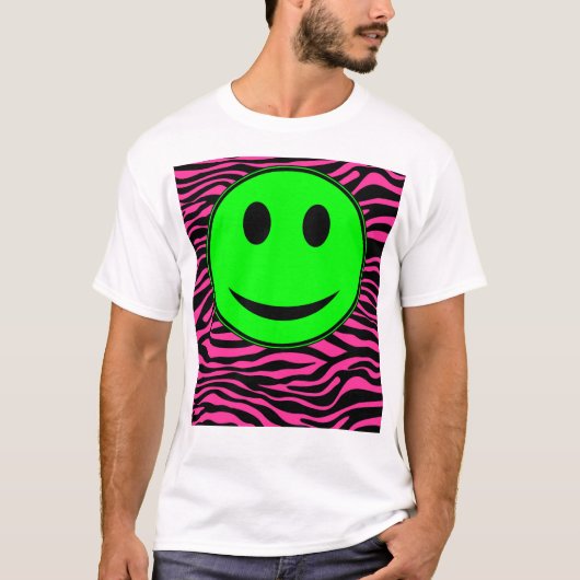 PINKzebra-GRÜN T-Shirt (Vorderseite)