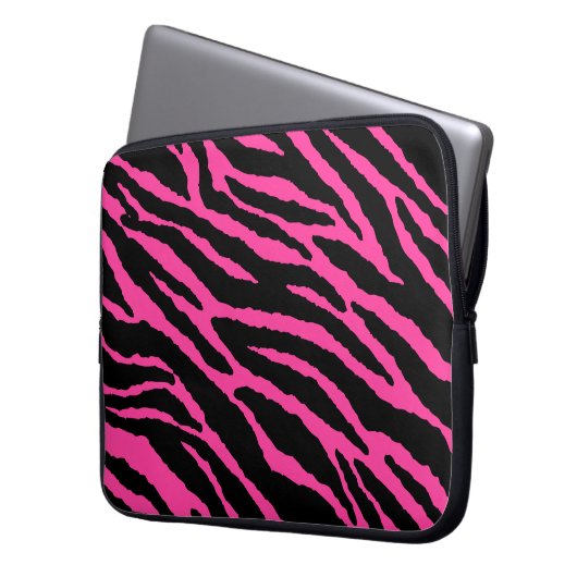 Pinkzebra-Laptop-Hülse Laptopschutzhülle (Vorderseite Links)