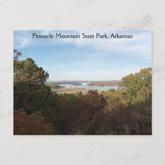 Pinnacle Mountain Staat Park, Arkansas Postkarte (Vorderseite)