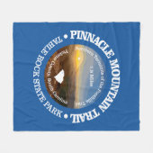 Pinnacle Mountain Trail (OBP) Fleecedecke (Vorderseite (Horizontal))