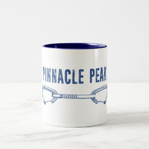 Pinnacle Peak Arizona Felsklettern Quickdraw Zweifarbige Tasse