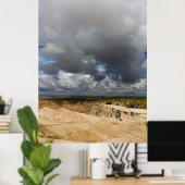 Pinnacles Blick, Badlands National Park, SD Poster (Heimbüro)