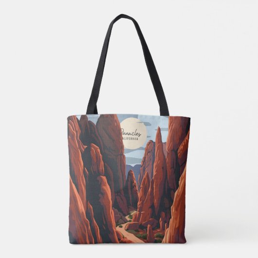 Pinnacles California Tasche (Rückseite)