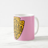 Pinnacles � Geist des Abenteuers Kaffeetasse (VorderseiteRechts)