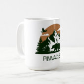 Pinnacles - Kalifornien Kaffeetasse (Vorderseite Links)