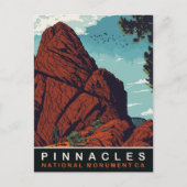Pinnacles National Monument, CA, Reisen Postkarte (Vorderseite)