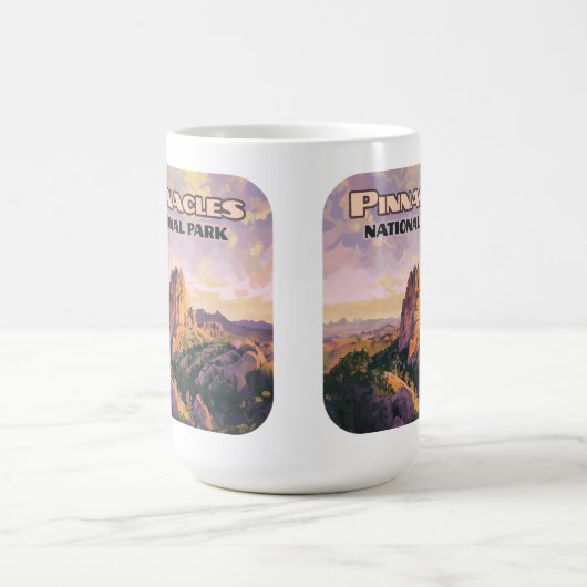 Pinnacles National Park Buttes California Kaffeetasse (Mittel)