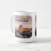 Pinnacles National Park Buttes California Kaffeetasse (Vorderseite Links)