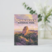 Pinnacles National Park Buttes California Postkarte (Stehend Vorderseite)