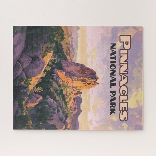 Pinnacles National Park Buttes California Puzzle (Horizontal)