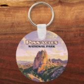 Pinnacles National Park Buttes California Schlüsselanhänger (Vorderseite)