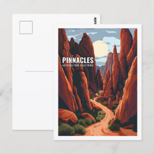 Pinnacles National Park California USA Postkarte