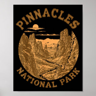 Pinnacles National Park Kalifornien Reise Natur Poster