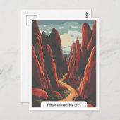 Pinnacles National Park, Kalifornien USA Postkarte (Vorne/Hinten)