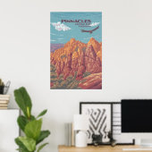 Pinnacles National Park Reiseplakat Poster (Heimbüro)