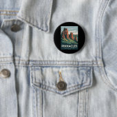 Pinnacles National Park Vintage Camping Wandern Mä Button (Beispiel)