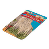 Pinnacles National Park Vintage Travel Poster. Magnet (Linke Seite)