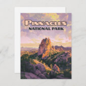 Pinnacles Nationalpark Buttes California (Vorne/Hinten)
