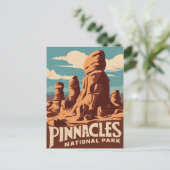 Pinnacles Nationalpark California Feiertagspostkarte (Stehend Vorderseite)