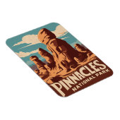 Pinnacles Nationalpark California Magnet (Rechte Seite)