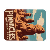 Pinnacles Nationalpark California Magnet (Horizontal)