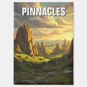 Pinnacles Nationalpark California Magnet (Vorderseite)