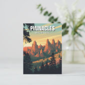 Pinnacles Nationalpark California Postkarte (Stehend Vorderseite)